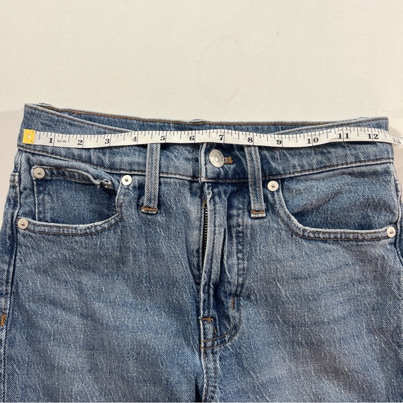 Madewell The Perfect Vintage Straight Jean 24 Petite High Rise Crop - Picture 10 of 14